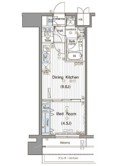 グランドガーラ神田 間取り