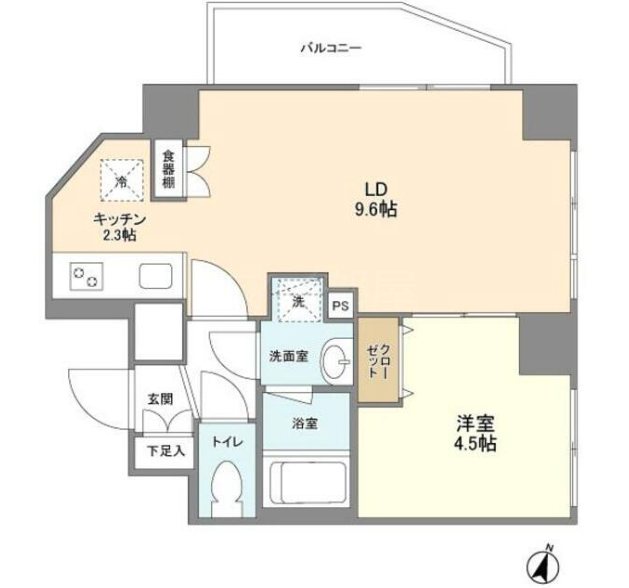 MAハイツ茗荷谷      601号室 間取り