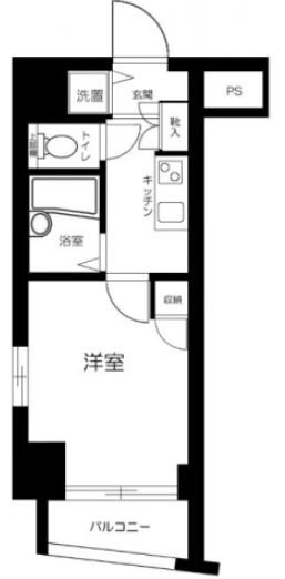 スカイコート後楽園WEST 間取り