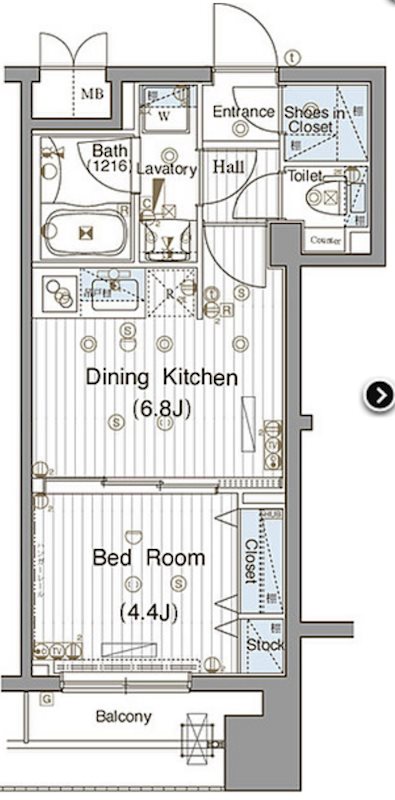 グランドガーラ神田 間取り