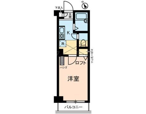 エル市ヶ谷     205号室 間取り