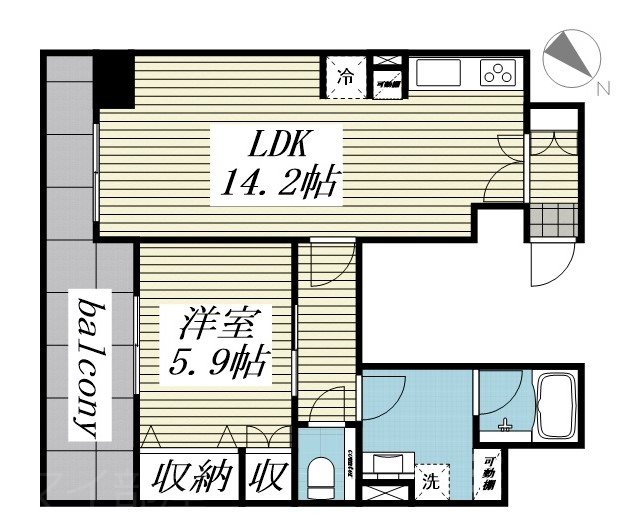メゾン・ド・ヴィレ千駄木 間取り