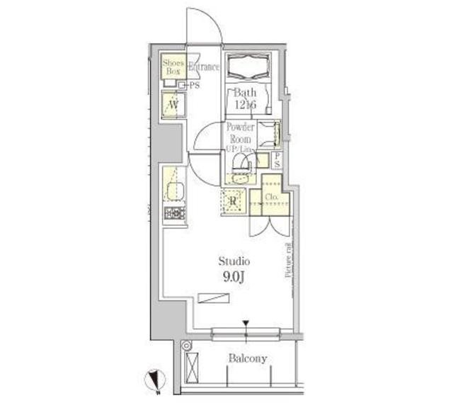 パークアクシス秋葉原イースト    間取り