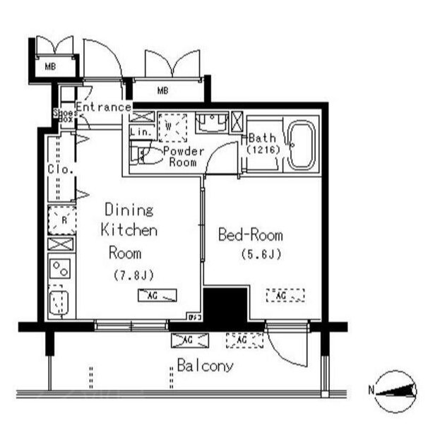 パークアクシス元浅草ステージ    間取り