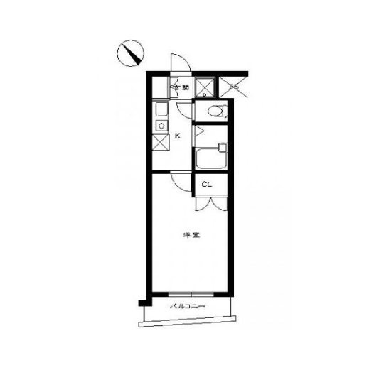 スカイコート九段下    403号室 間取り