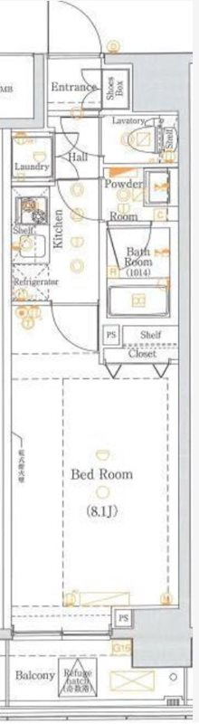 ブレシア新御徒町 間取り