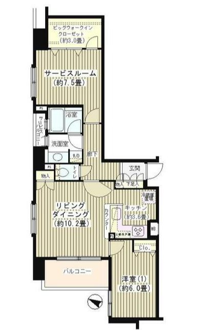 KDXレジデンス日本橋水天宮  間取り