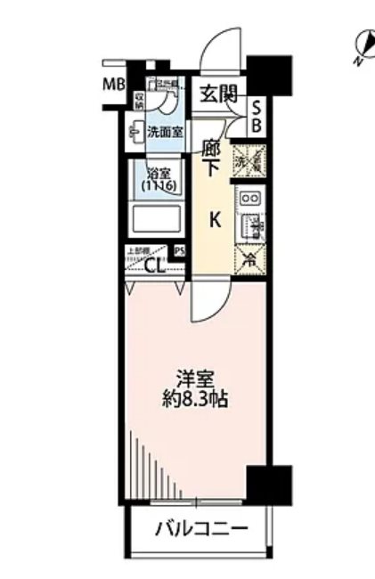 プレールドゥーク日本橋  間取り
