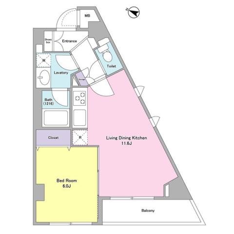 コンフォリア文京白山  間取り