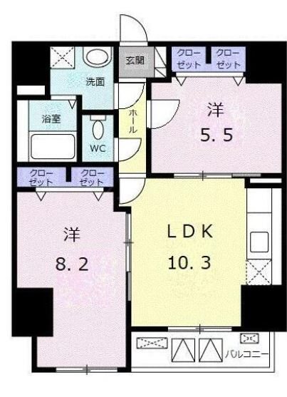 アイスバーグ  間取り