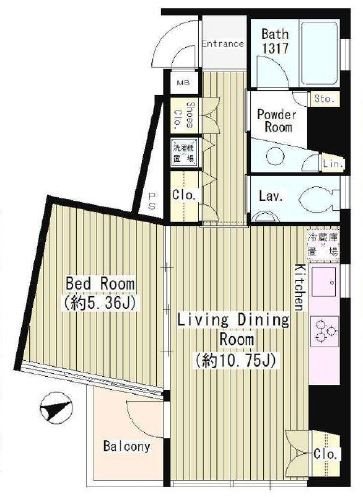 ヒルクレスト御茶ノ水      403号室 間取り