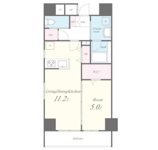 Terrace The 本郷   201号室 間取り