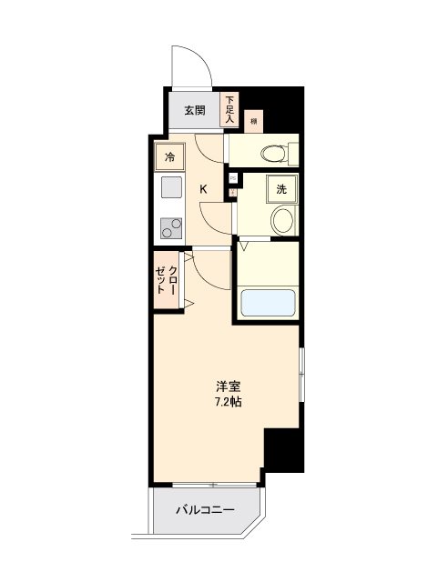 レガロ新御徒町   301号室 間取り