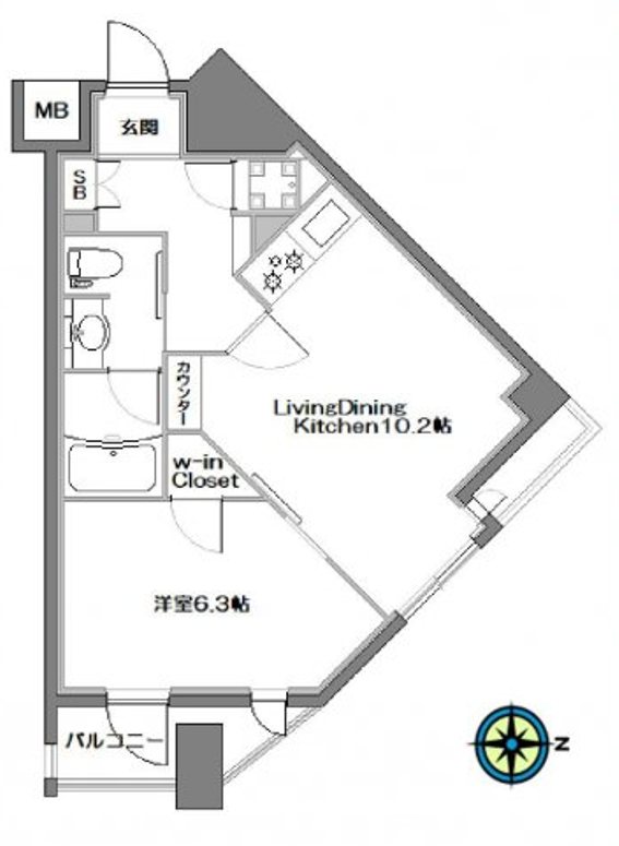 パレステュディオ九段北の丸 間取り