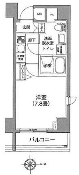 アイル秋葉原ノースドゥーエ 間取り