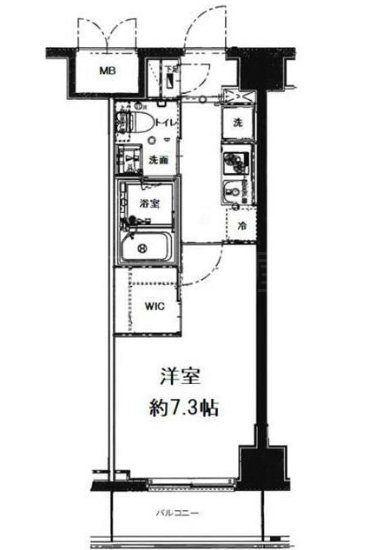 ハーモニーレジデンス神楽坂  間取り