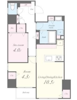 ラブールミノワ 間取り