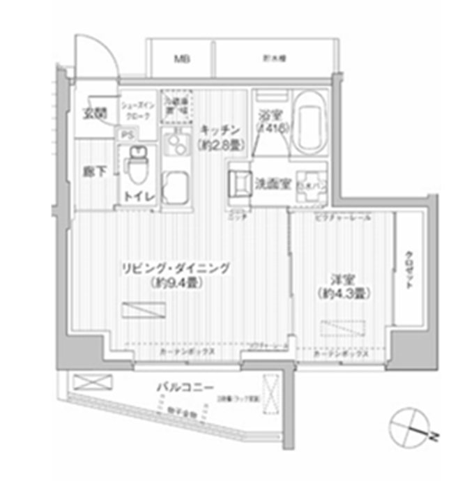 レーヴマニフィック本郷    間取り