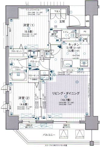 パレステージ神田  間取り