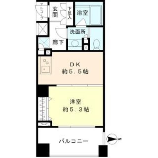 アーデン神保町     804号室 間取り