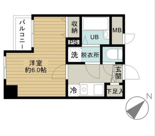 メインステージ日本橋馬喰町駅前  間取り