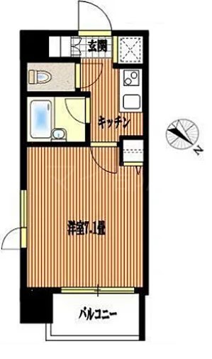 パレステュディオ小石川後楽園   410号室 間取り