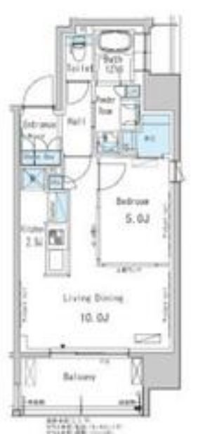 パークアクシス新御徒町イースト 間取り