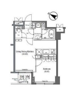 コンフォリア日本橋 間取り