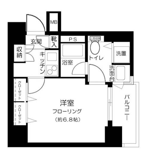 パレステュディオ日本橋東壱番館 間取り