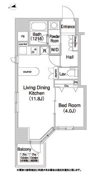 コンフォリア浅草橋DEUX      間取り