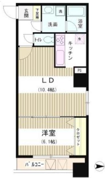 アクアコート     間取り