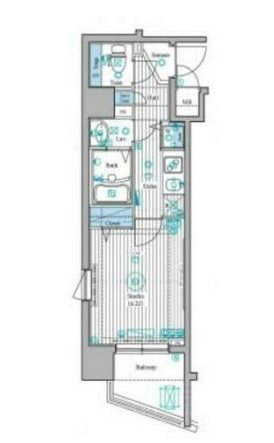 ガラステーション岩本町ノース    915号室 間取り
