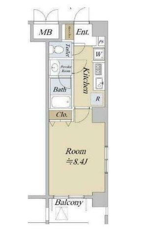 メイクスデザイン茅場町   間取り