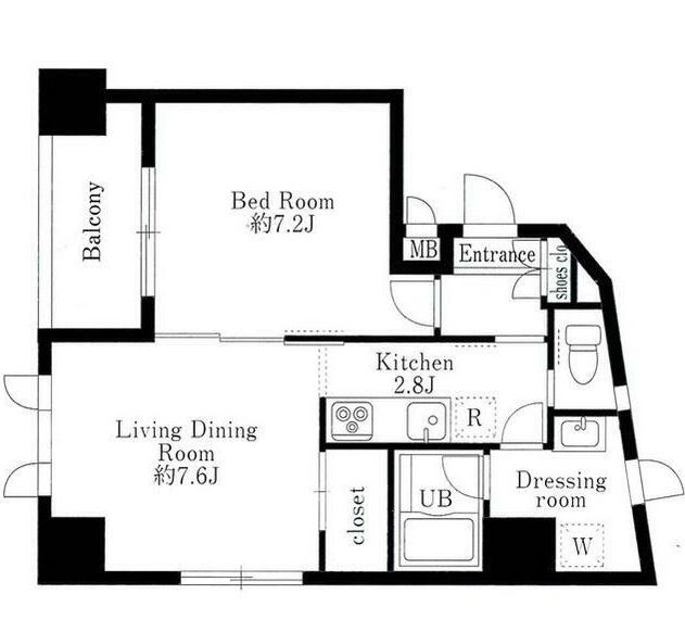 ププレMIYA八丁堀  間取り