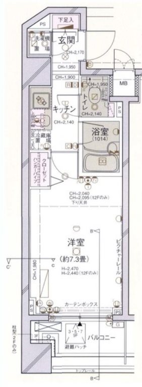 パレステュディオ御茶ノ水    間取り