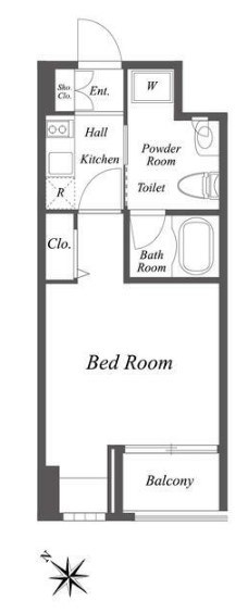 ニューシティアパートメンツ新川Ⅱ   間取り