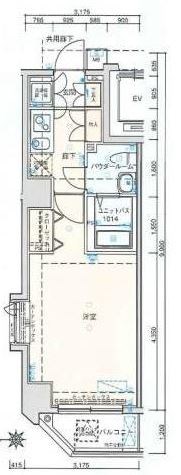 バージュアル新御徒町 間取り