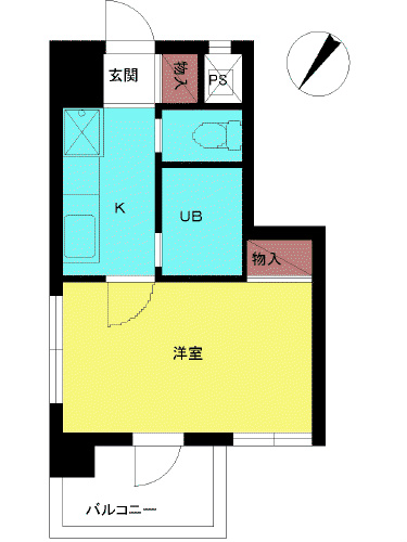 スカイコート東日本橋  間取り