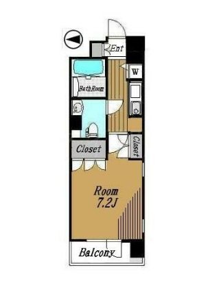 アクサスウィル四谷三丁目ステーション 間取り