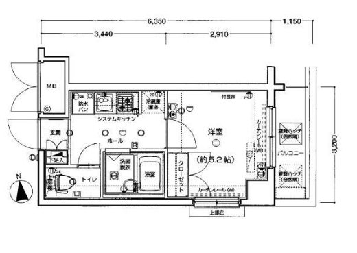 エクセリア神楽坂 間取り