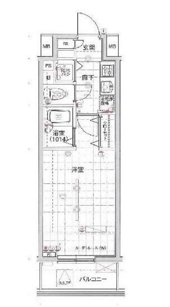 パークウェル銀座イースト 間取り