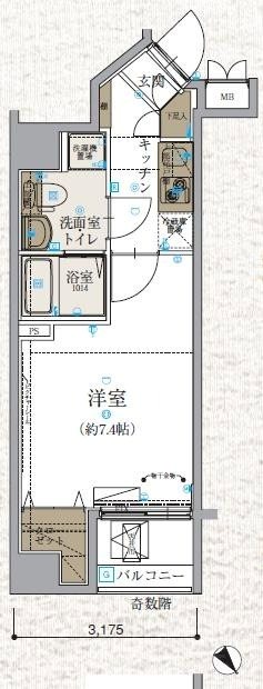 リヴシティ文京春日 間取り