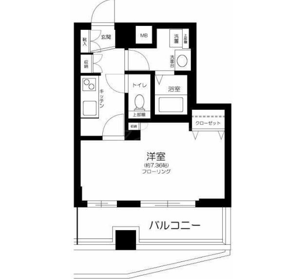 エスコート音羽   5号室 間取り