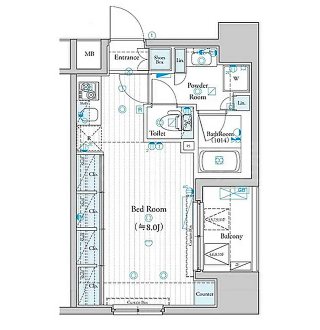 ログ東日本橋       202号室 間取り