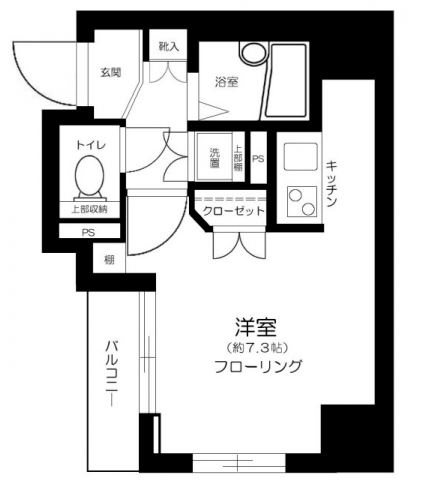 ドルチェ京橋壱番館    401号室 間取り