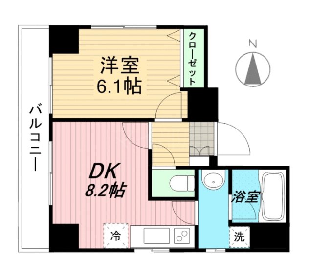 レジーナ浅草橋   701号室 間取り