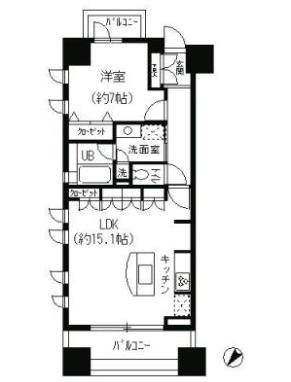 パークキューブ日本橋水天宮 間取り