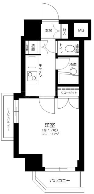 プレール東神田 間取り