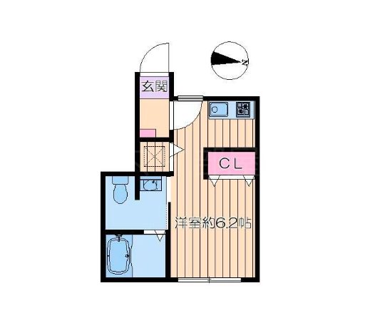 ラメール飯田橋   104号室 間取り