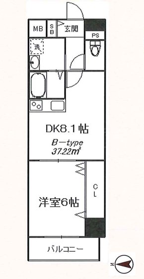コルテ浅草寿 間取り